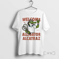 New Welcome To Alligator Alcatraz Tennis Club Cartoon T-Shirts, Hoodie, Sweatshirt | PureTeeCo.com