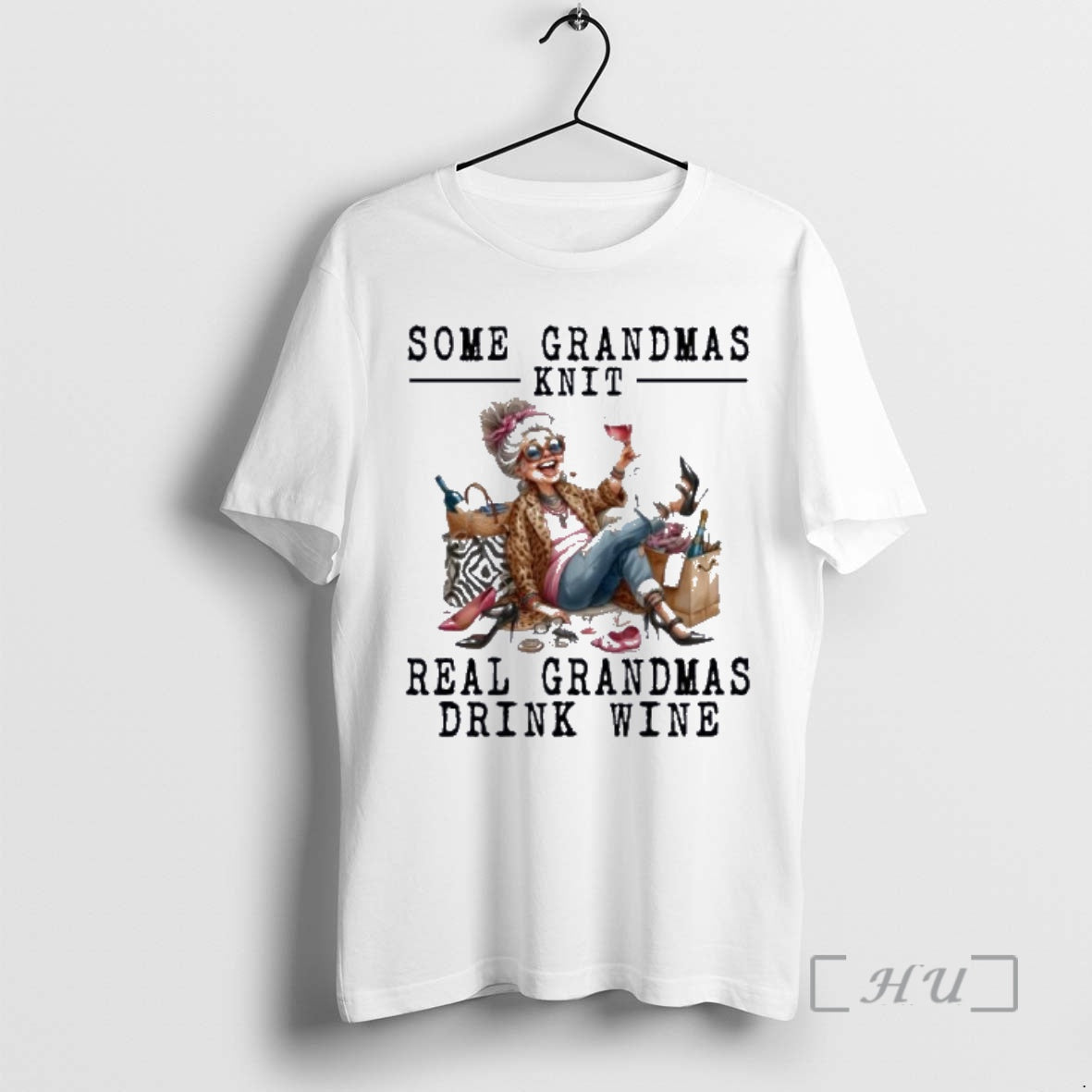 New Wine Some Grandmas Knit Real Grandmas T-Shirts, Hoodie, Sweatshirt | PureTeeCo.com