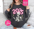 New Years Comfort Colors Sweatshirt, NYE 2025 Sweater, Happy New Year Crewneck T-Shirts, Hoodie | PureTeeCo.com