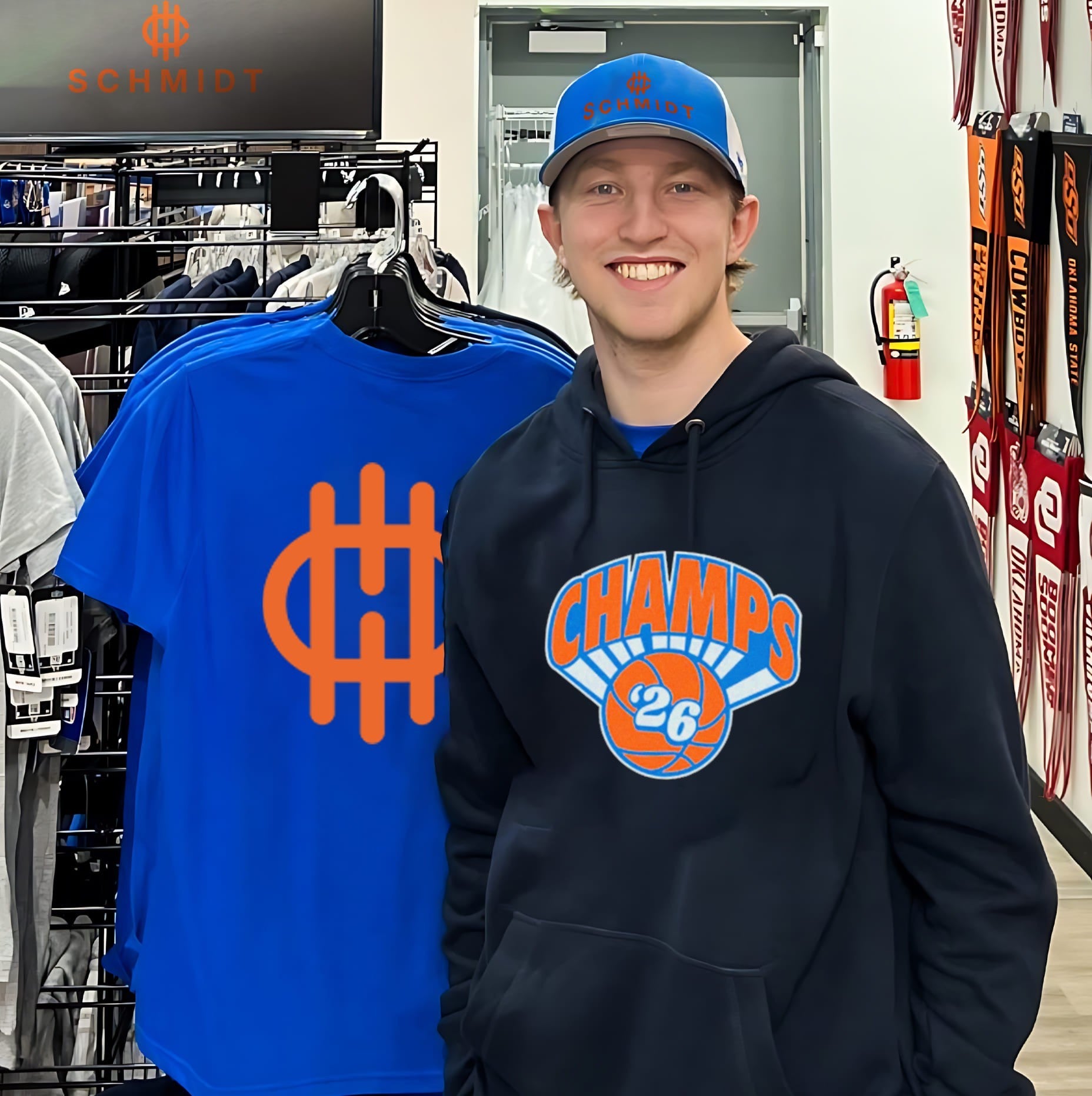 New York Basketball Champs ’26 logo shirt