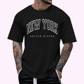 New York City - United States - Throwback Design - Classic T-Shirt , Unisex Cotton 100%, Top Menswear Hoodie, Sweatshirt
