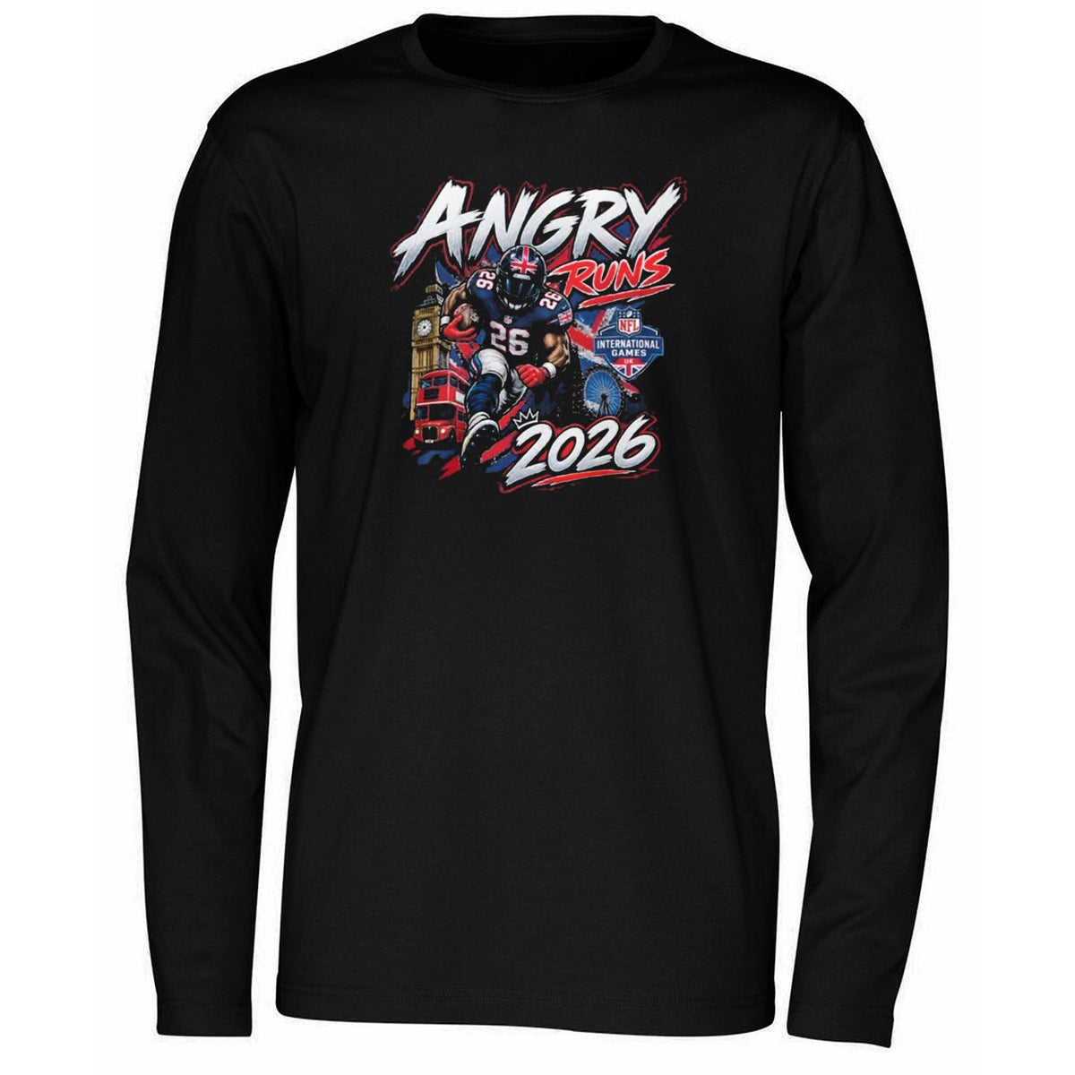 New York Giants Angry Runs 2026 Shirt