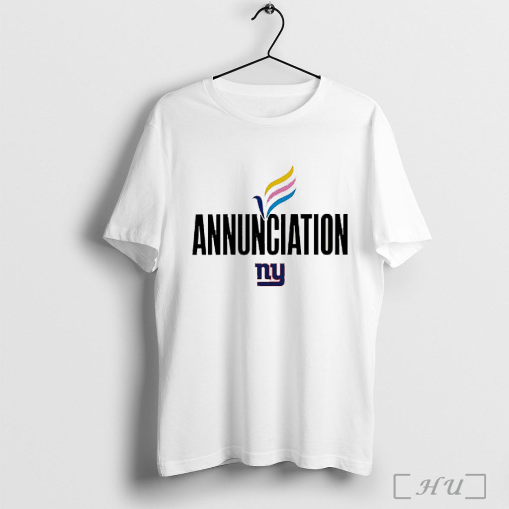 New York Giants Warm Up Annunciation T Shirt