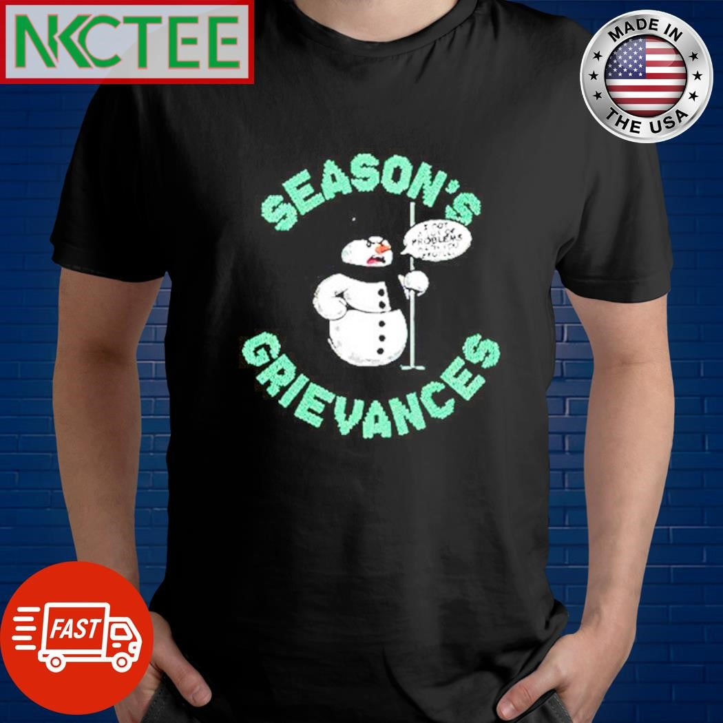 New York Jets Woody Johnson Season’s Grievances Snowman shirt