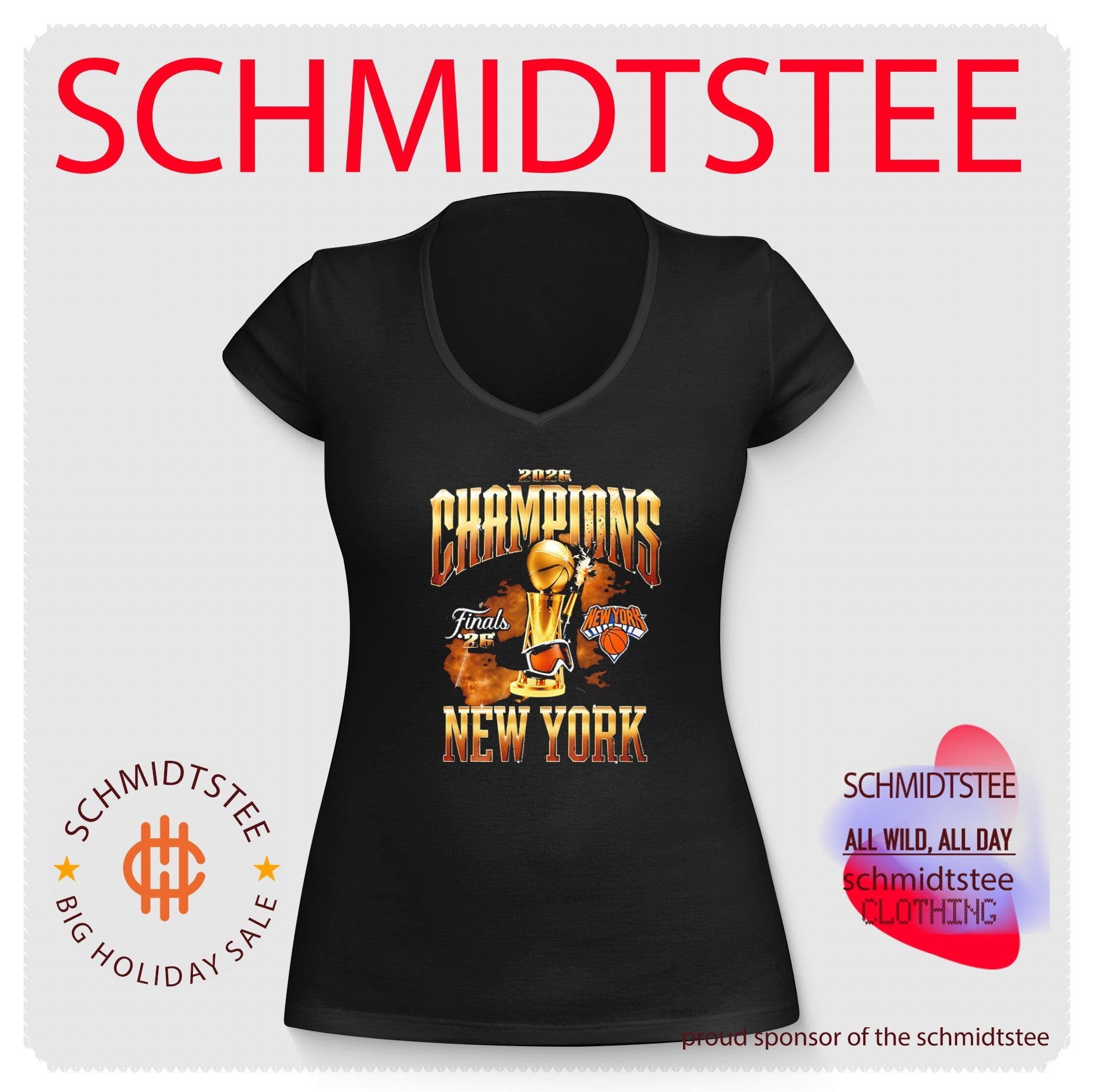 New York Knicks 2026 Champions NBA Finals trophy shirt