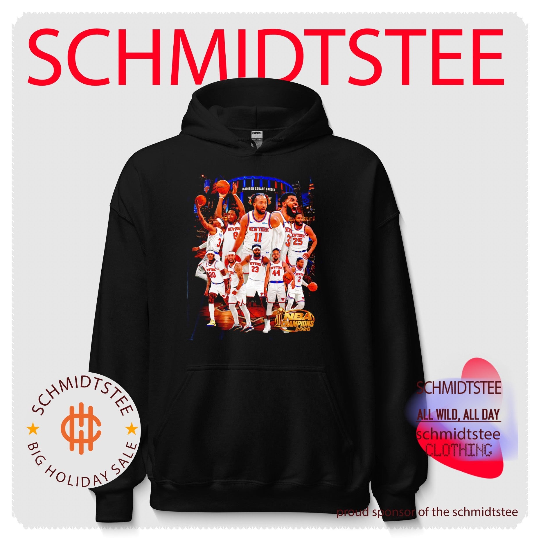 New York Knicks 2026 Champions Washed graphic shirt