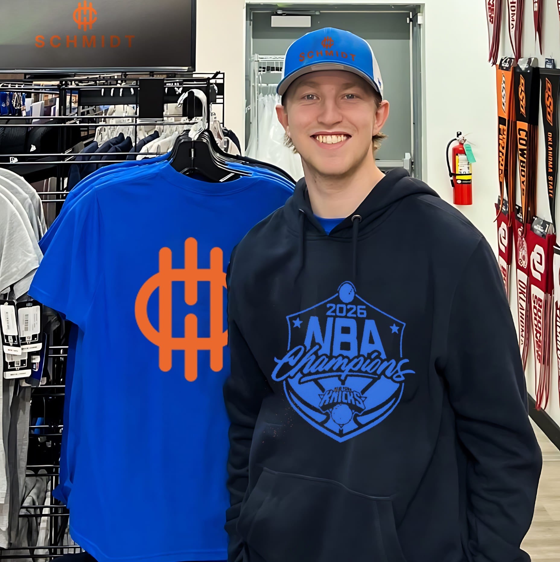 New York Knicks 2026 NBA Champions Team Logo retro shirt