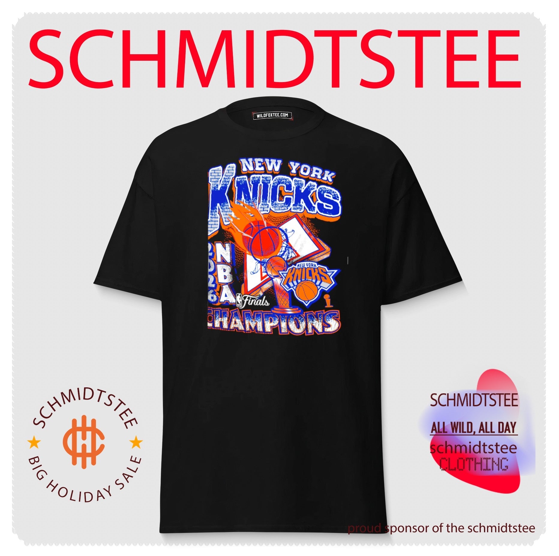 New York Knicks 2026 NBA Finals Champions Foundation shirt