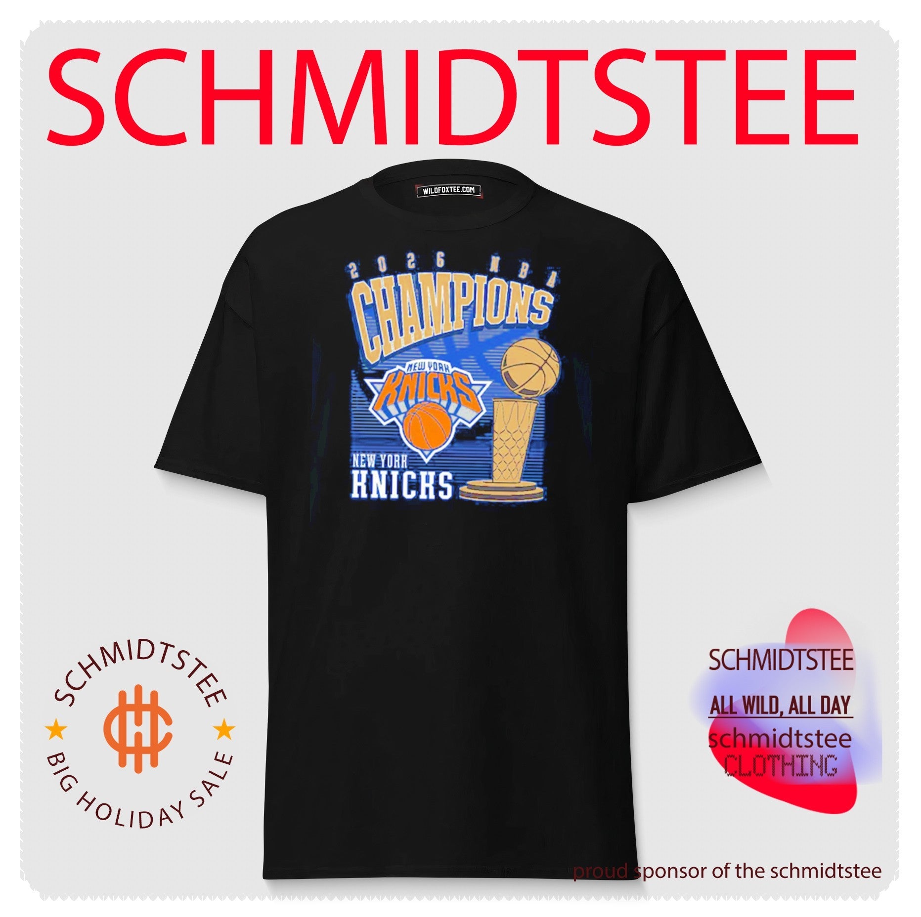 New York Knicks 2026 NBA Finals Champions Influx shirt