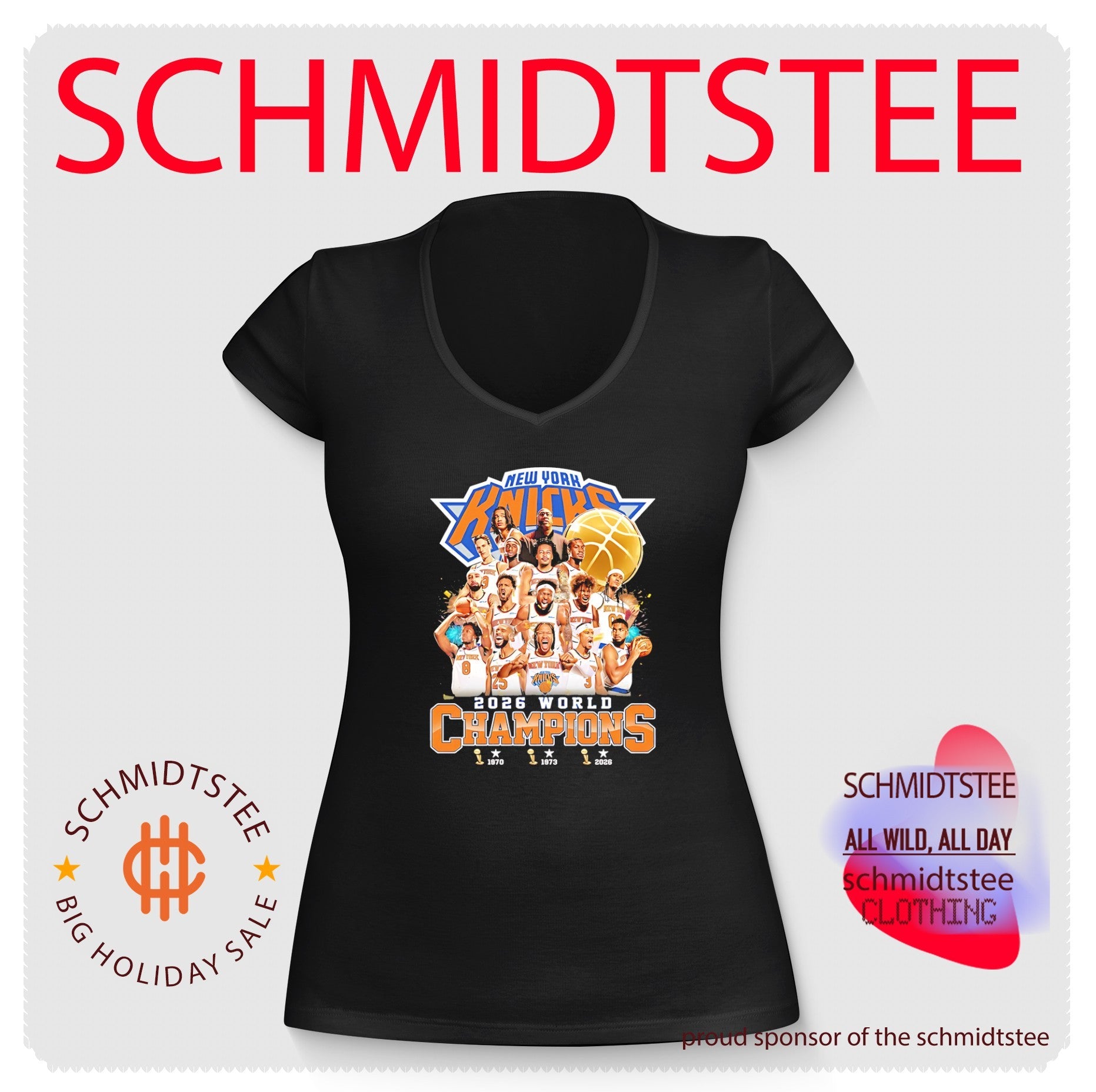New York Knicks 2026 World Champions three times shirt