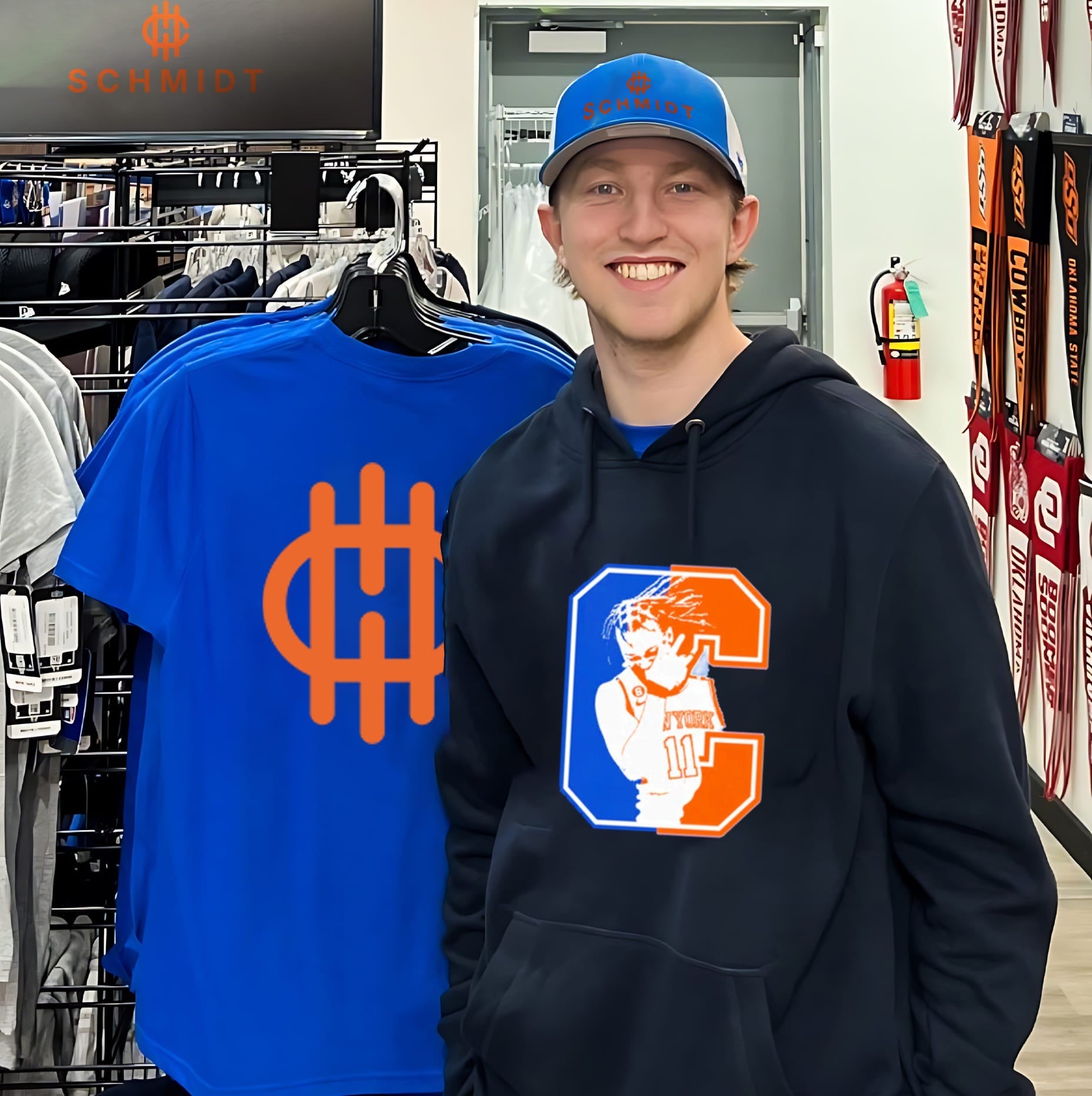 New York Knicks Jalen Brunson C graphic shirt