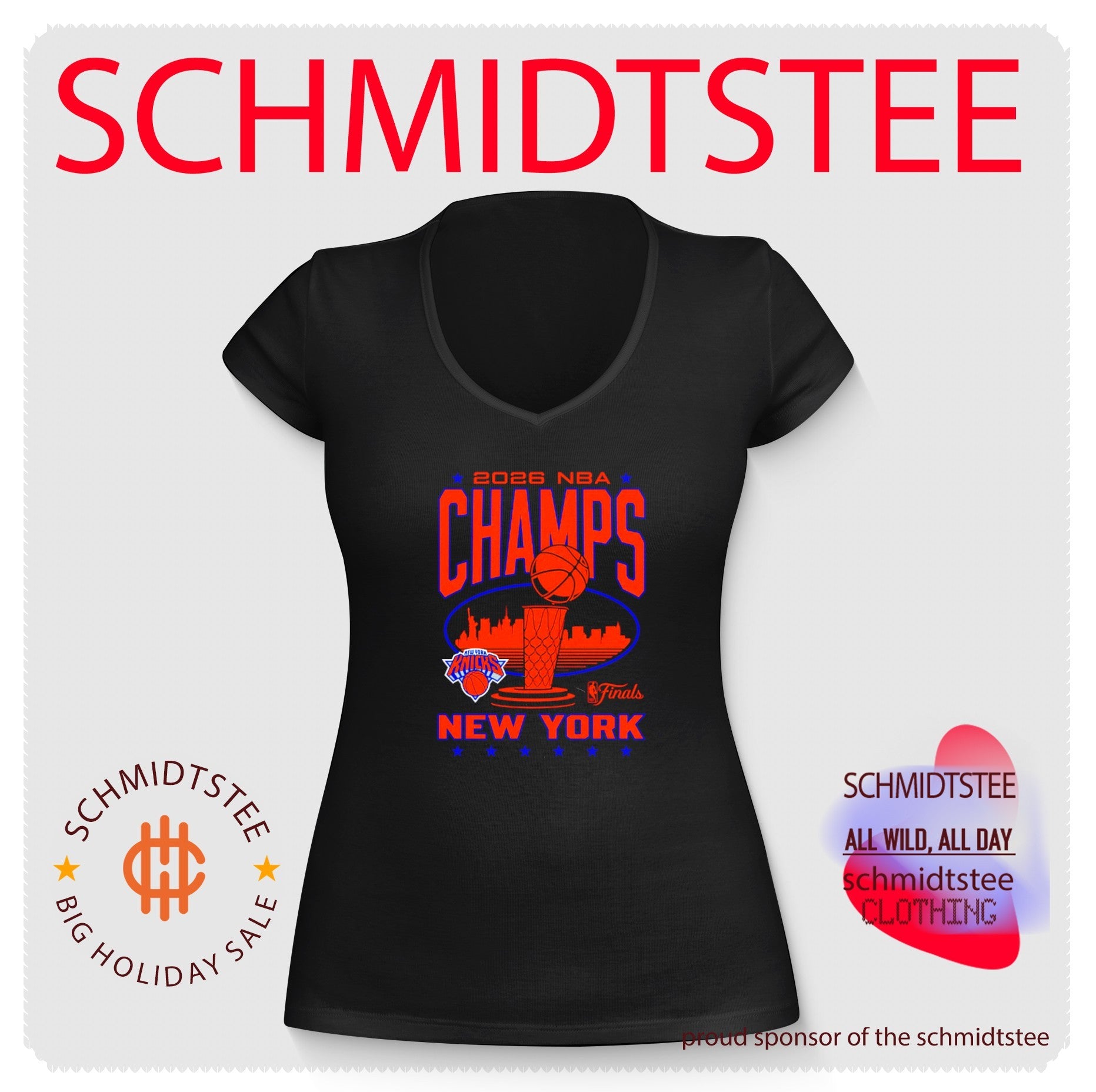 New York Knicks NBA Finals Champions 2026 Trophy Skyline shirt