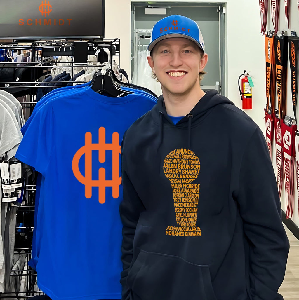 New York Knicks NBA World Champions 2026 player name trophy shirt