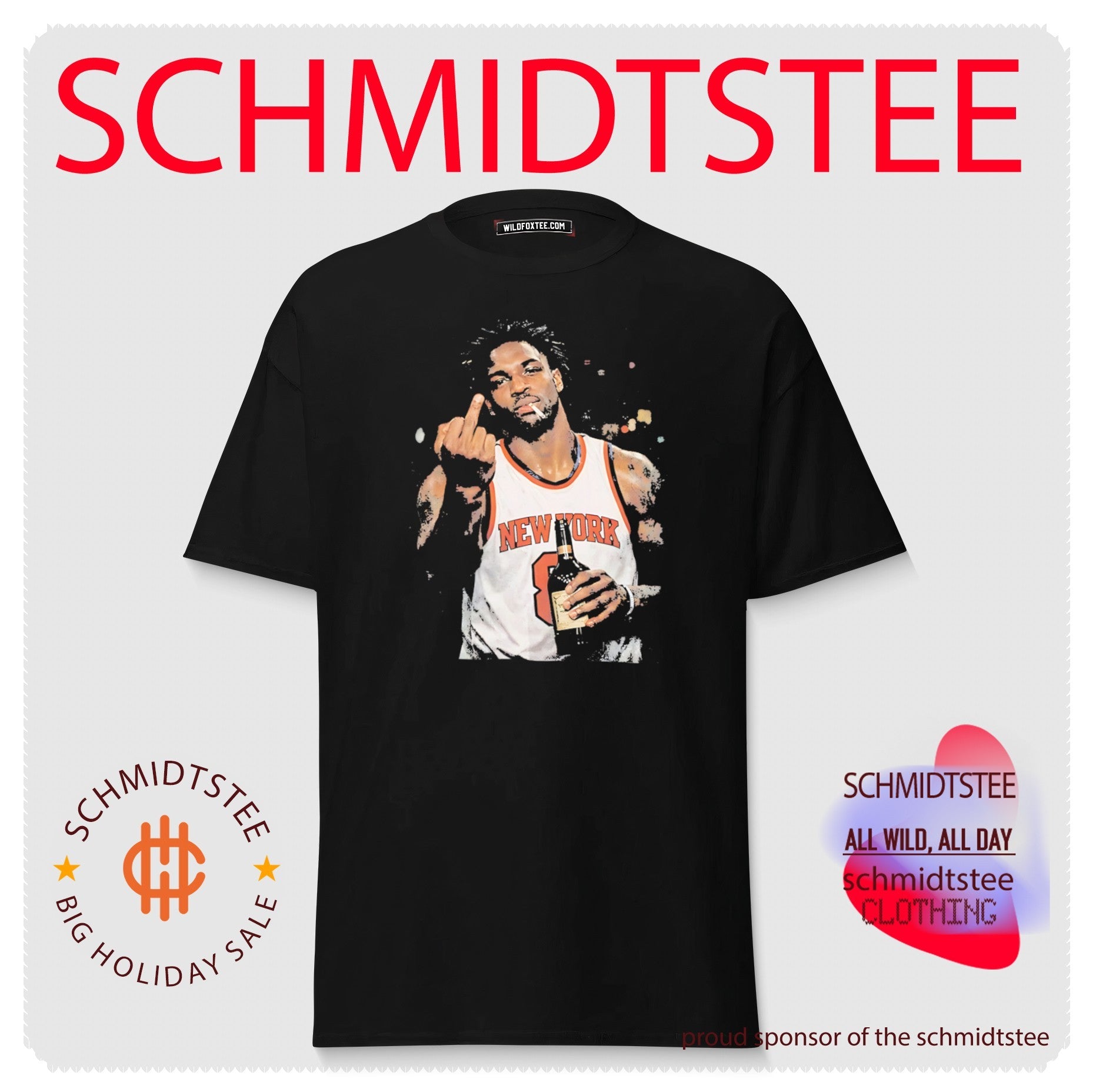 New York Knicks OG Anunoby middle finger shirt