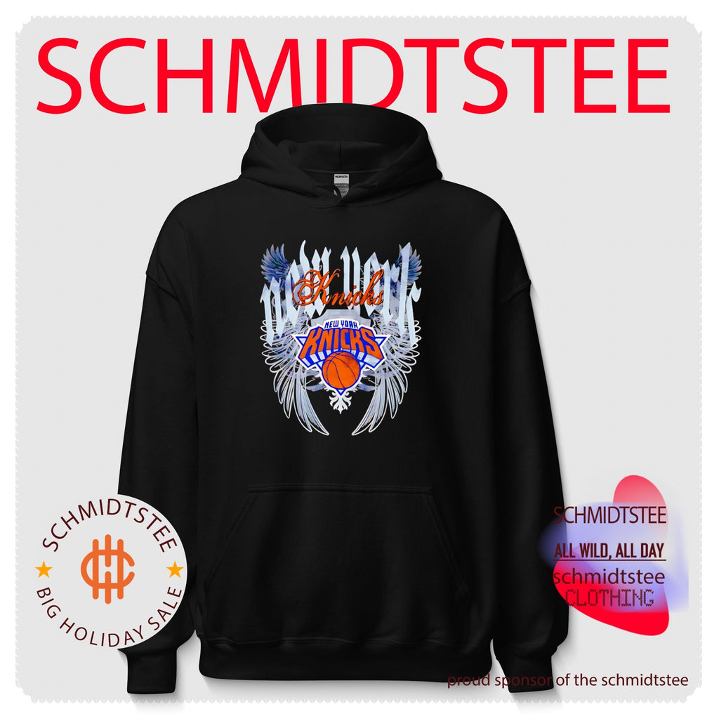 New York Knicks basketball wings shield shirt