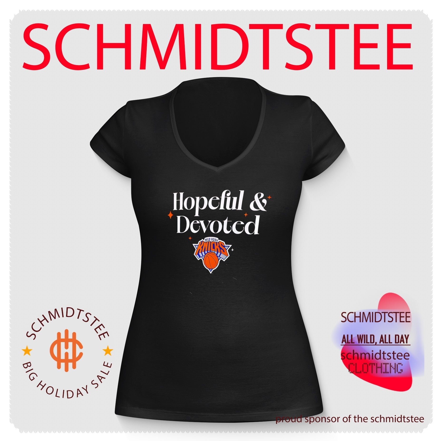 New York Knicks hopeful and devoted logo shirt