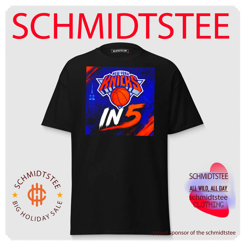 New York Knicks in 5 logo shirt