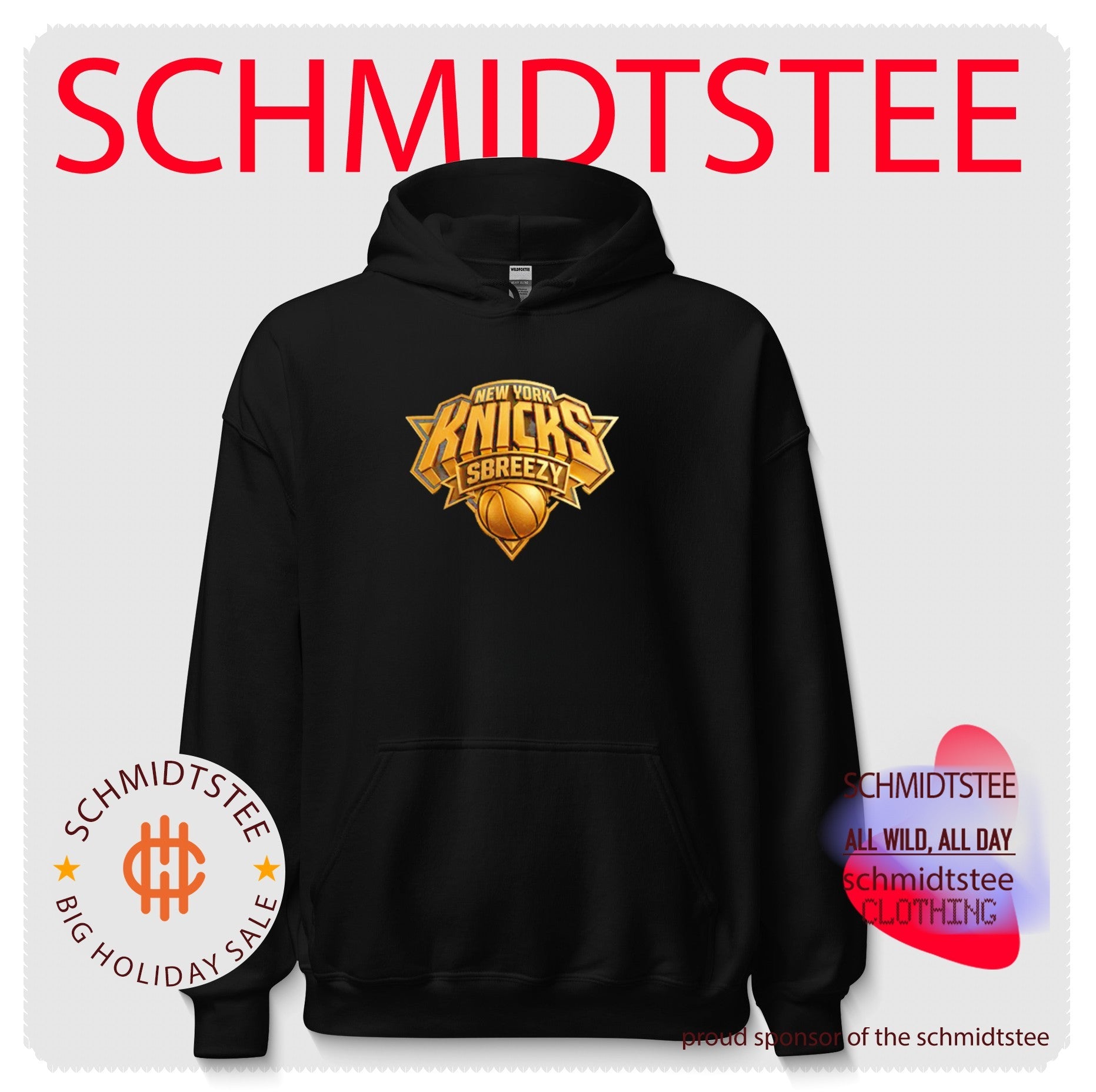 New York Knicks sbreezy golden logo shirt