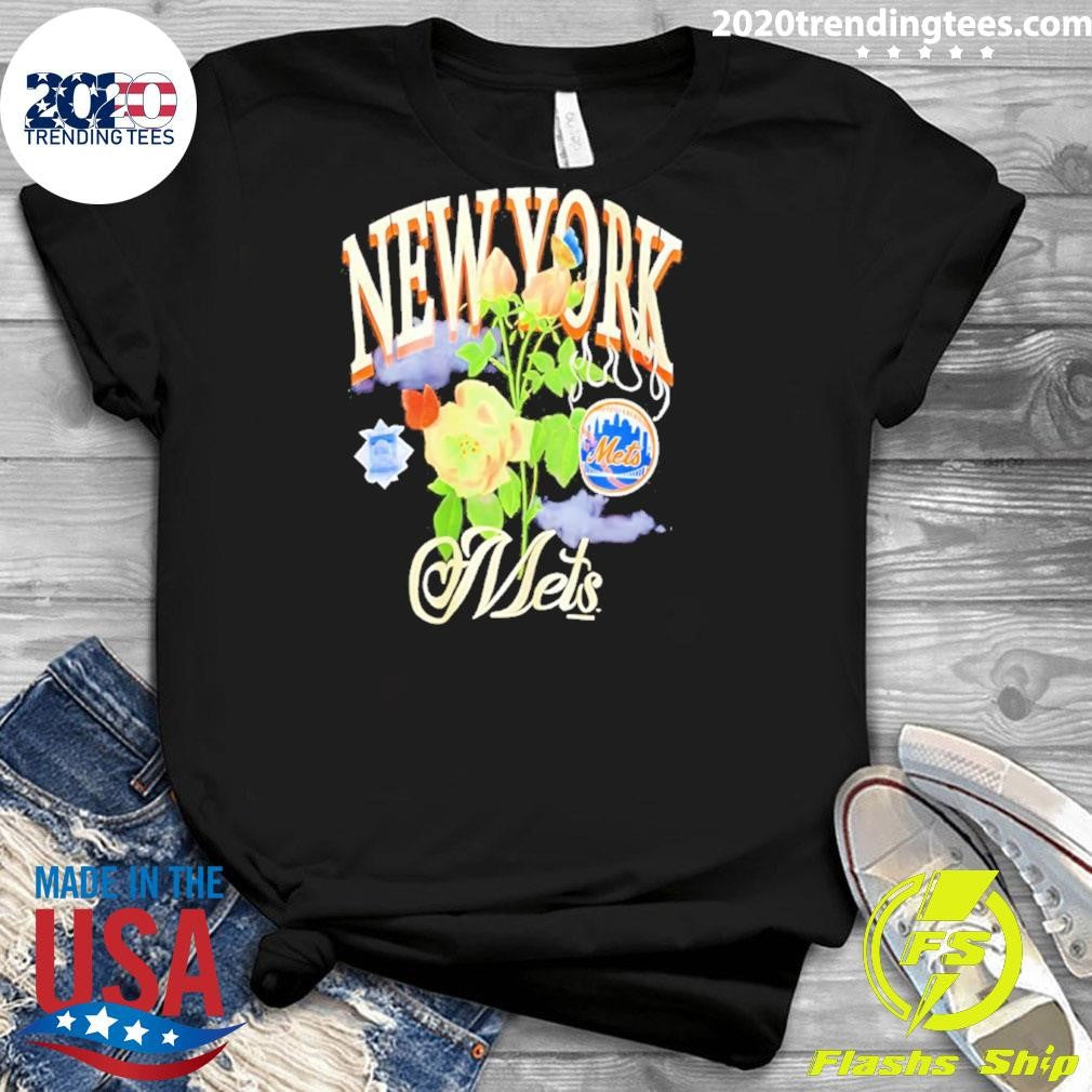 New York Mets Baseball Floral Vintage Shirt