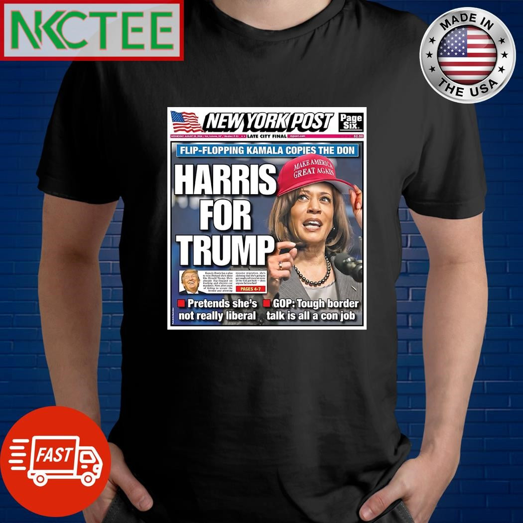 New York Post Harris for Trump shirt