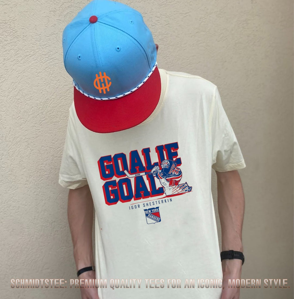 New York Rangers Igor Shesterkin Goalie Goal illustration shirt