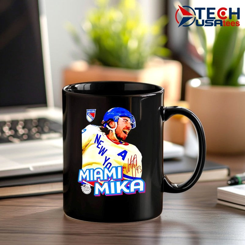 New York Rangers Mika Zibanejad Miami Mika signature shirt