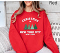New York Vintage Sweatshirt, New York Sweater, NYC Sweatshirt, Statue Shirt, Christmas Trip Sweatshirt, Christmas NYC...