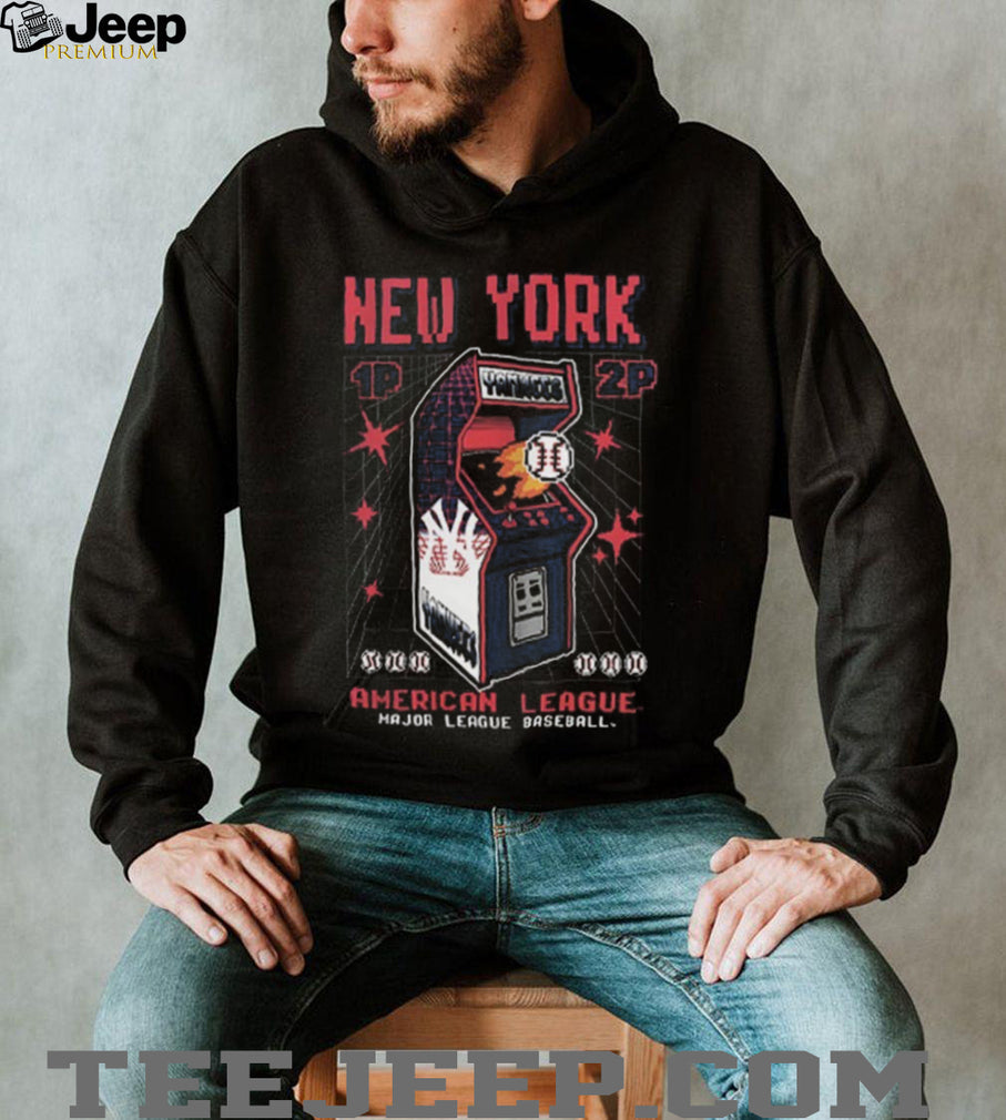 New York Yankees 1P 2P 1903 MLB American League Retro Arcade T Shirt