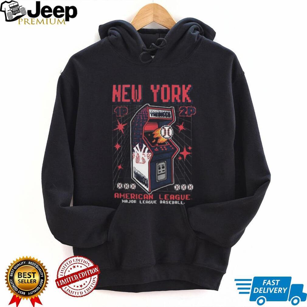 New York Yankees 1P 2P 1903 MLB American League Retro Arcade T Shirt