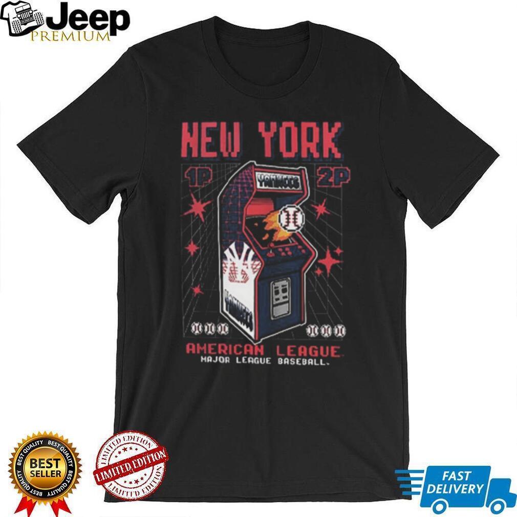 New York Yankees 1P 2P 1903 MLB American League Retro Arcade T Shirt
