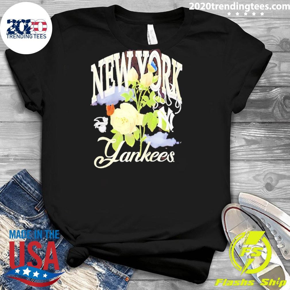 New York Yankees Baseball Floral Vintage Shirt