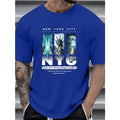 New york city print tree shirt, Tees for Men, Casual Short Sleeve T-shirt for summer Made in USA Hoodie, Sweatshirt