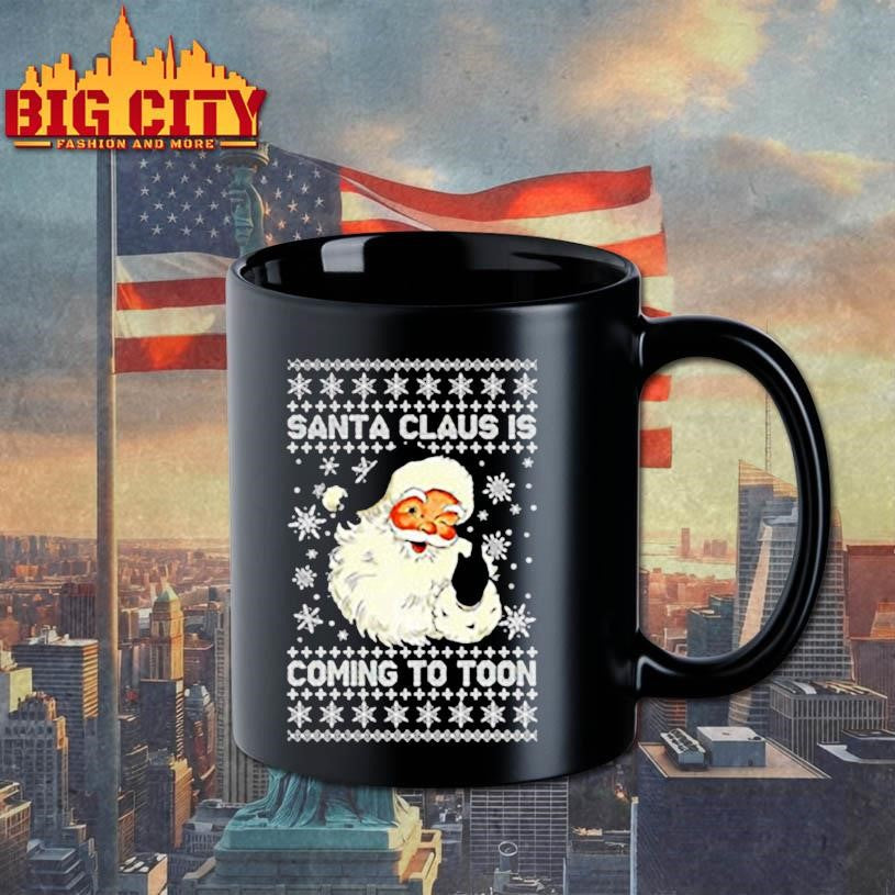 Newcastle Santa Claus is coming to Toon ugly Christmas shirt