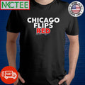 Nice Chicago Flips Red text shirt
