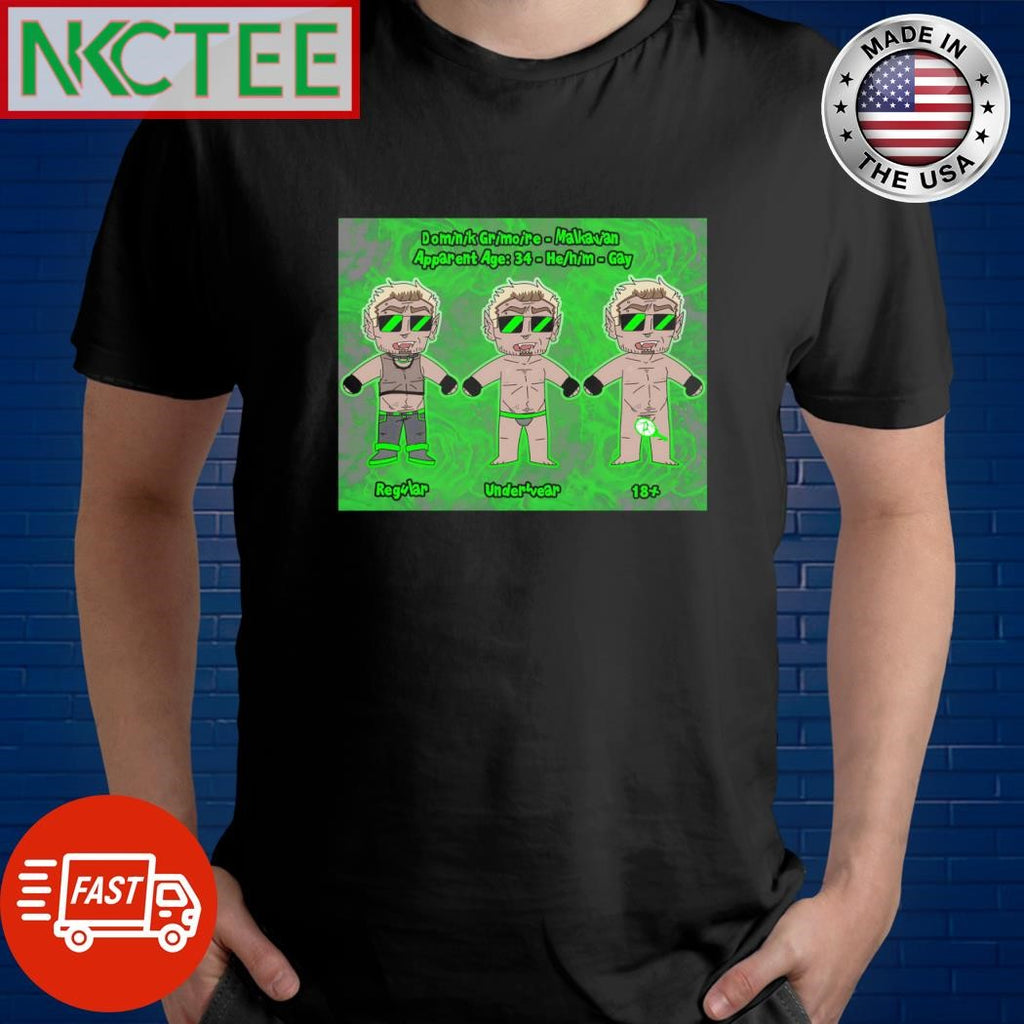 Nice Dominik Grimoire Malkavian regular underwear paint shirt