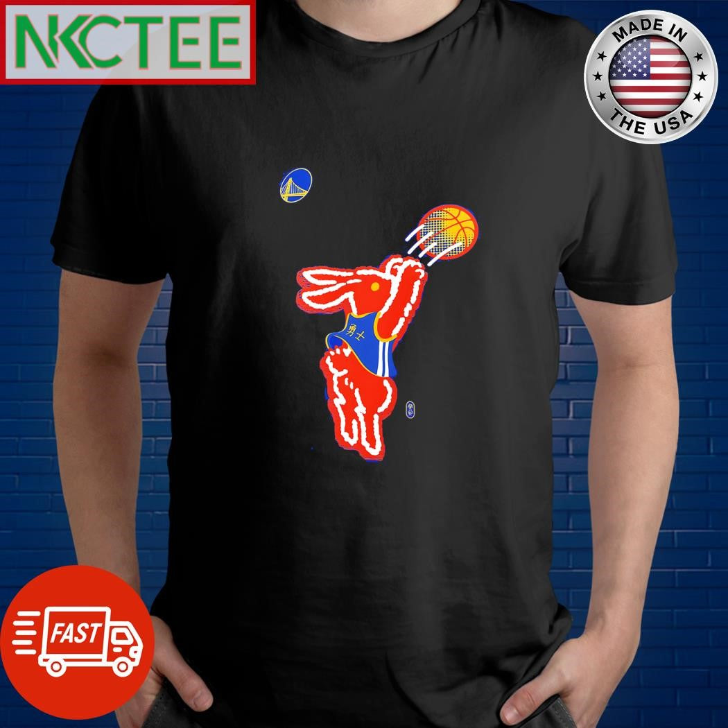 Nice Golden State Warriors Lunar New Year bunny basketball shirt