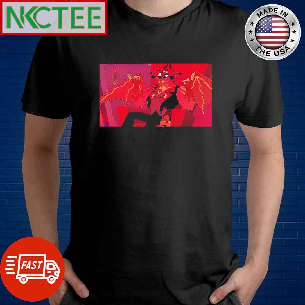 Nice Hazbin Hotel Satan sit on chair shirt