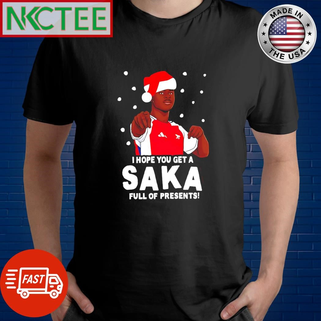 Nice I hope you get a Saka full of presents Christmas snow shirt
