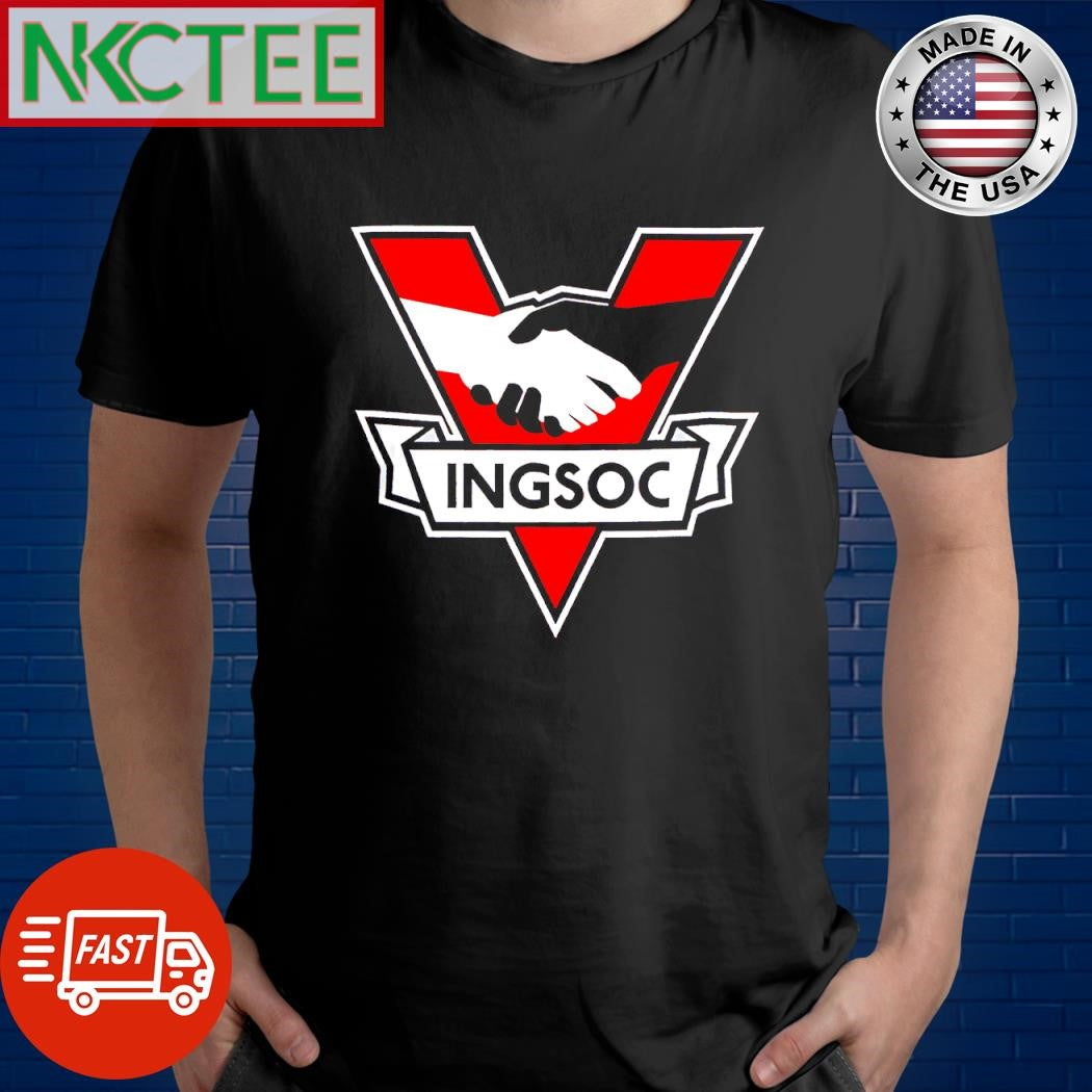 Nice Ingsoc hold hand V shirt