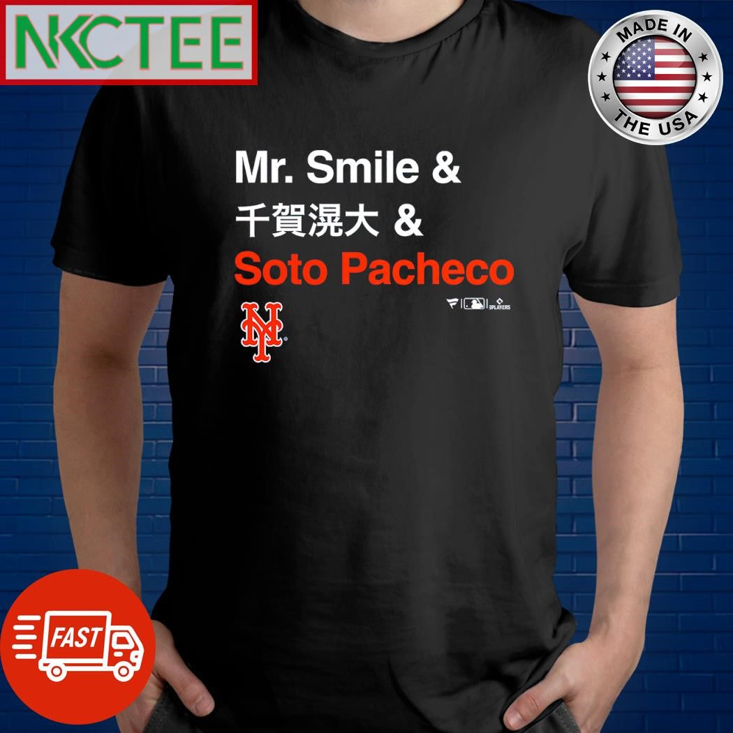 Nice Juan Soto New York Mets Mr. Smile and Soto Pacheco shirt