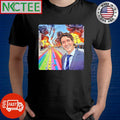 Nice Justin Trudeau saying goodbye to Canada wars fire paint shirt
