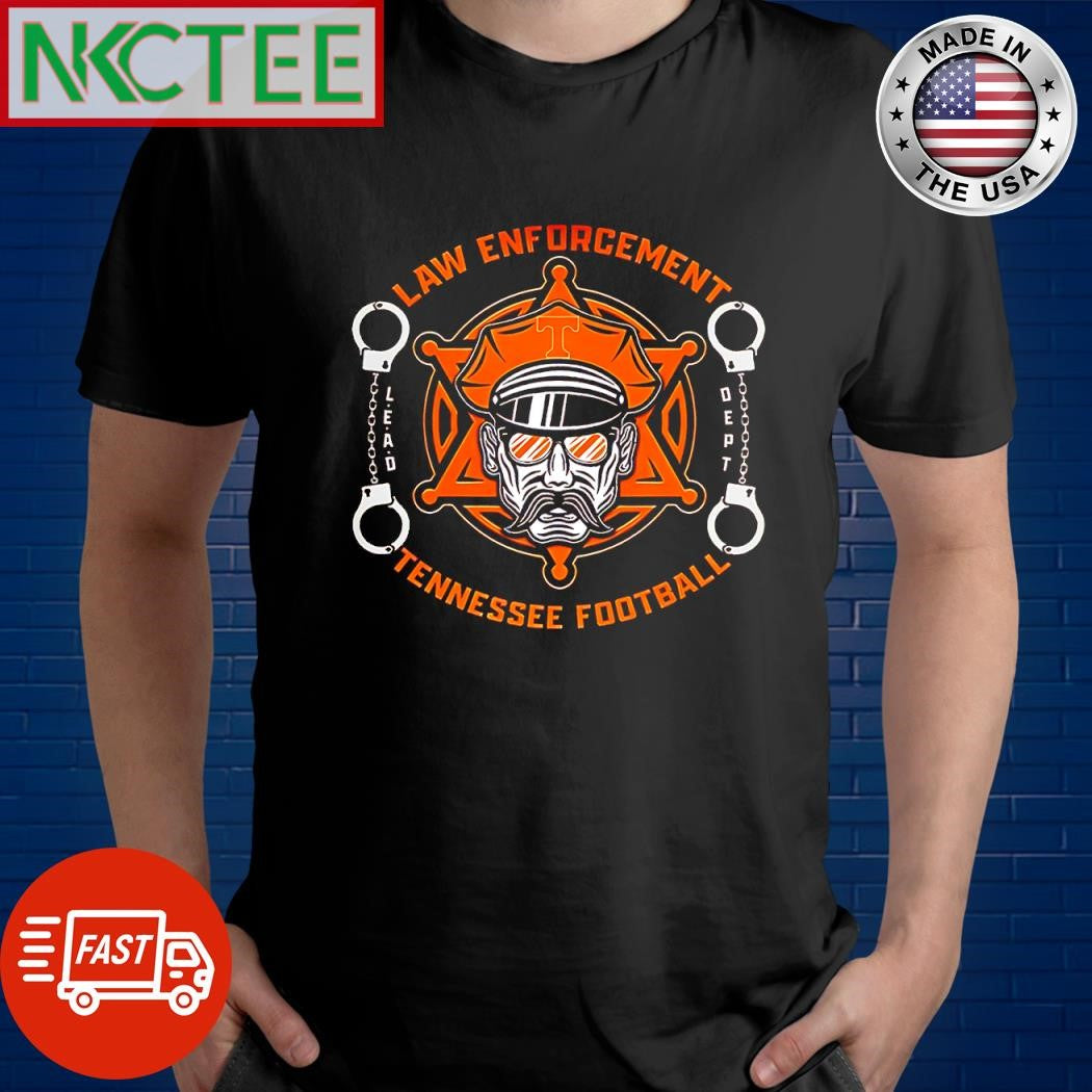 Nice Law Enforcement Tennessee Volunteers football shirt