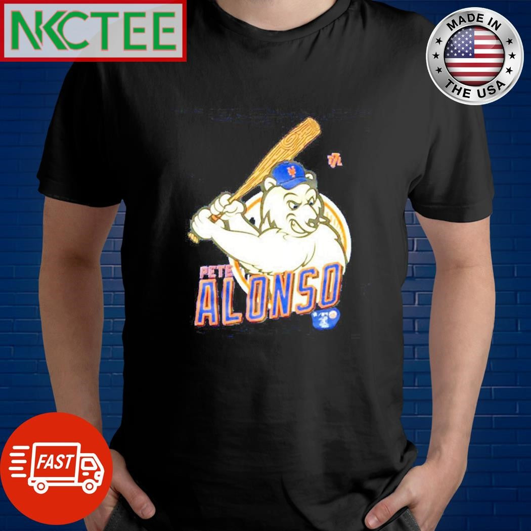 Nice Pete Alonso New York Mets bear batting shirt