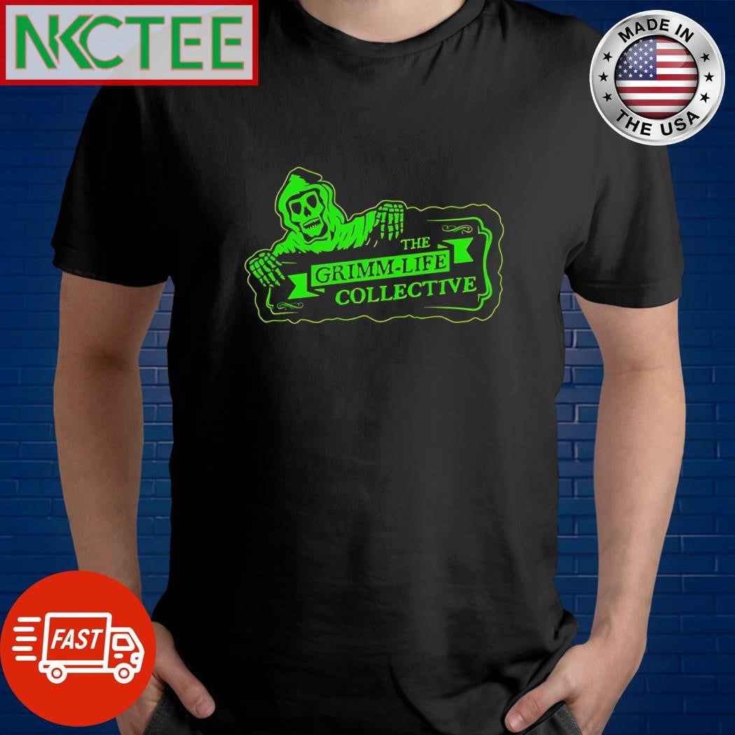 Nice The Grimm Life Collective Halloween shirt