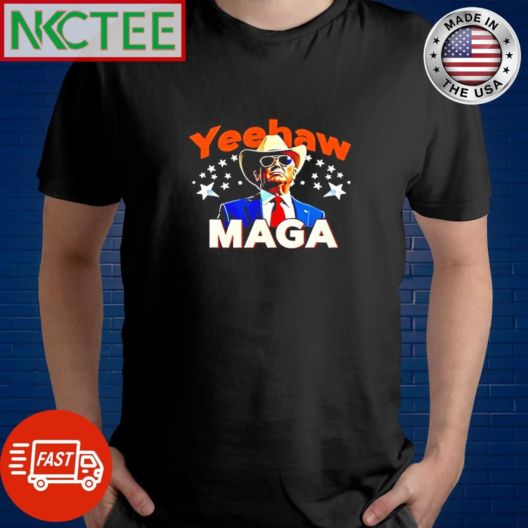 Nice Yeehaw MAGA Donald Trump shirt