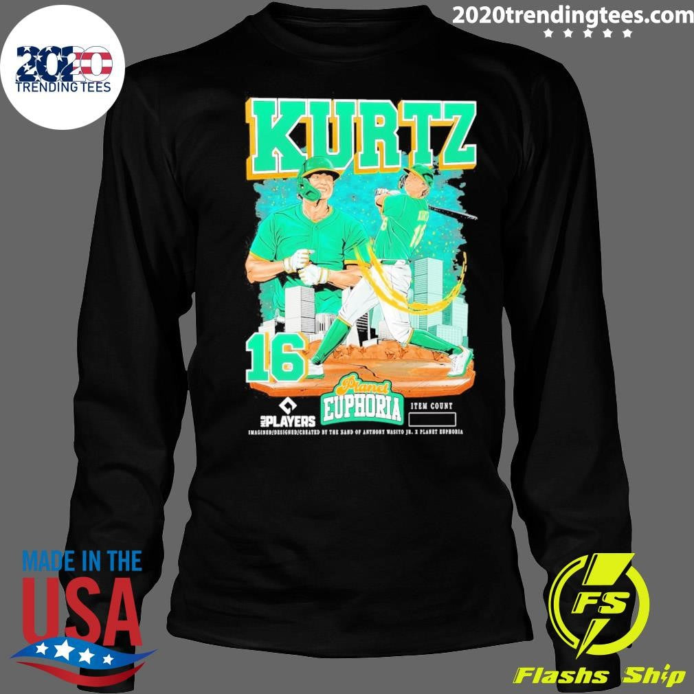 Nick Kurtz Athletics Mlb Players Planet Euphoria Artwork 2026 Shirt
