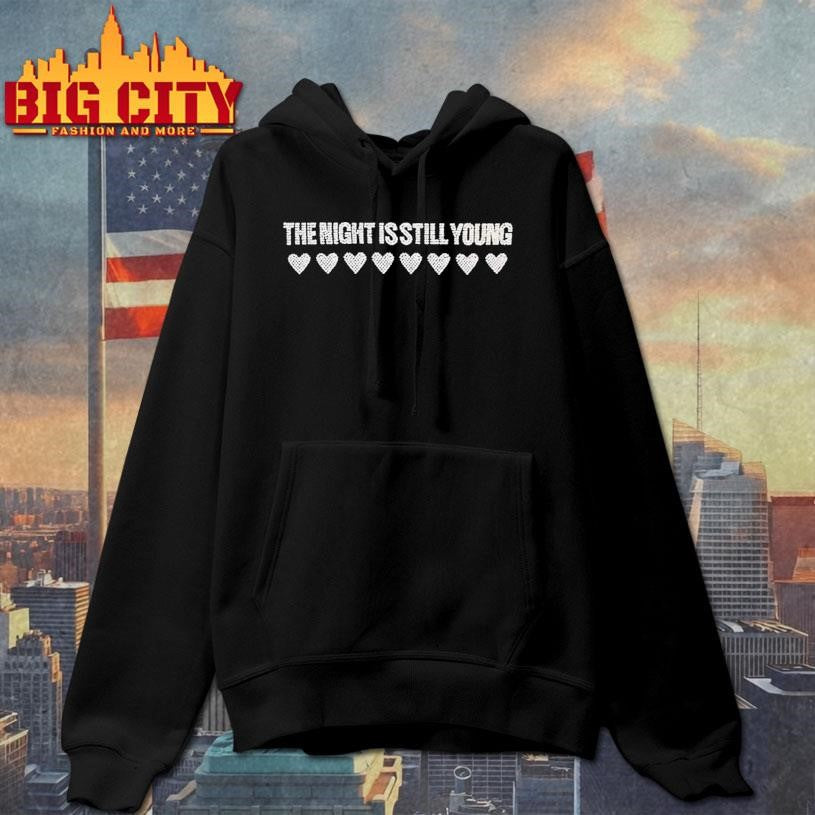 Nicki Minaj The Night Is Still Young Rhinestone Hearts Shirt