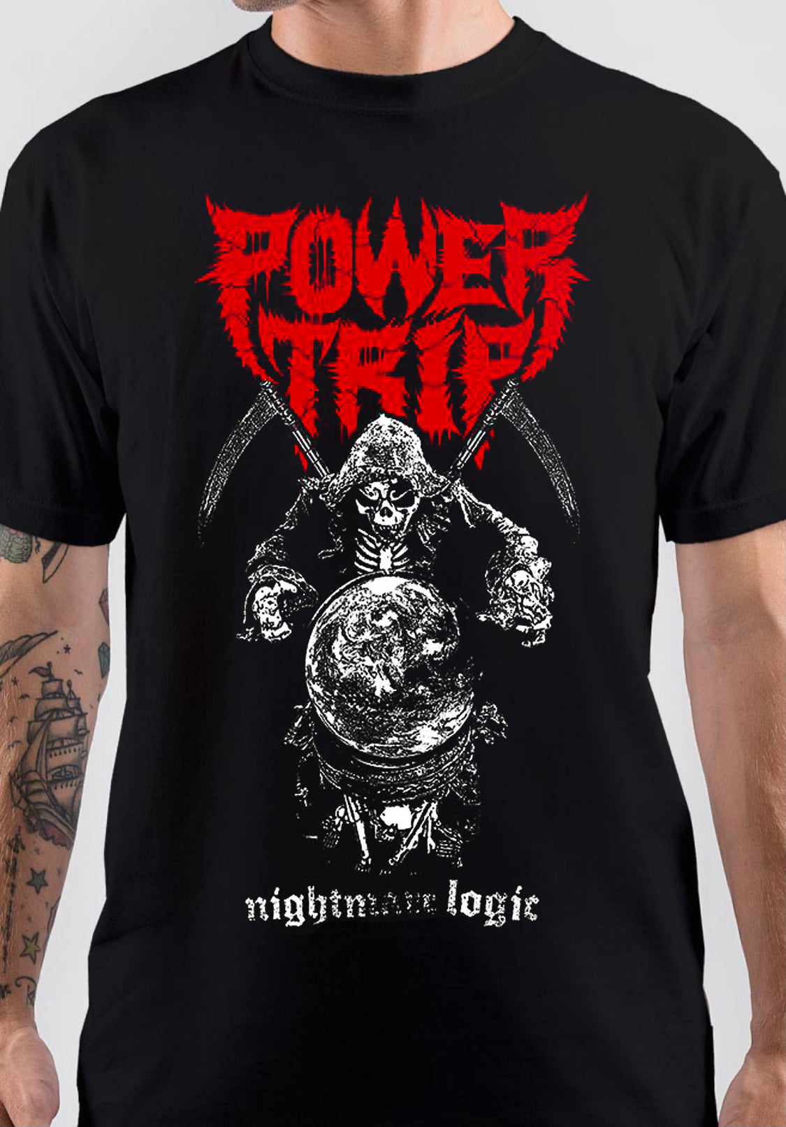 Nightmare Logic Power Trip T-Shirt Hoodie, Sweatshirt | PureTeeCo.com