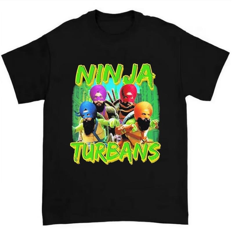 Ninja Turbans T-Shirt Featuring Bold and Satirical Humor Design Hoodie, Sweatshirt | PureTeeCo.com