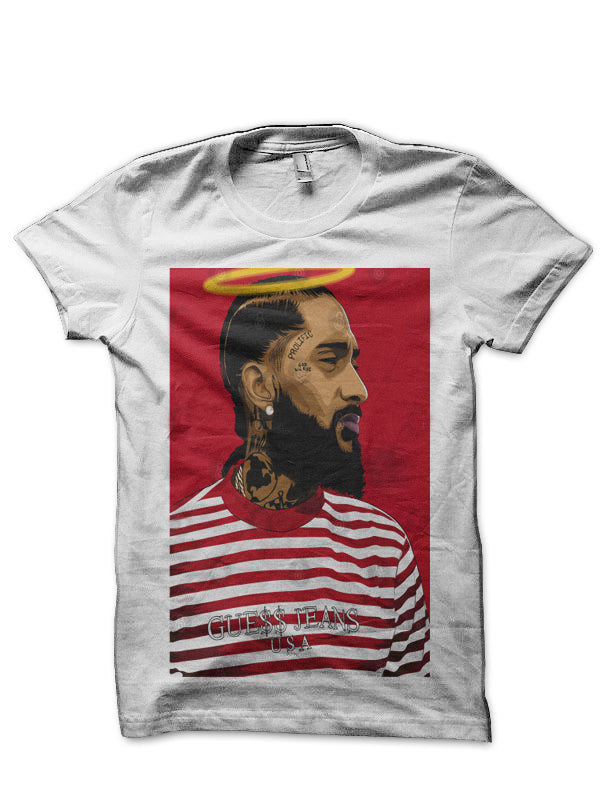 Nipsey Hussle White T-Shirt Style002 Hoodie, Sweatshirt | PureTeeCo.com